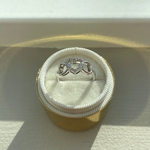 White gold ring